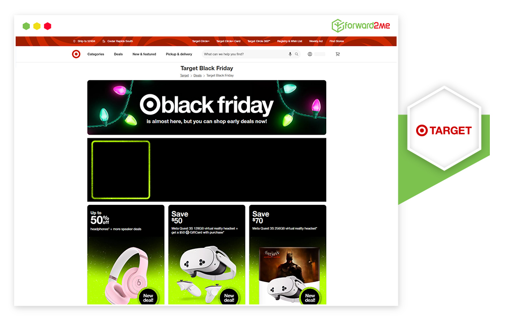 Target Black Friday 2025